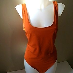 Bodysuit by bp NWOT. Thong Orange